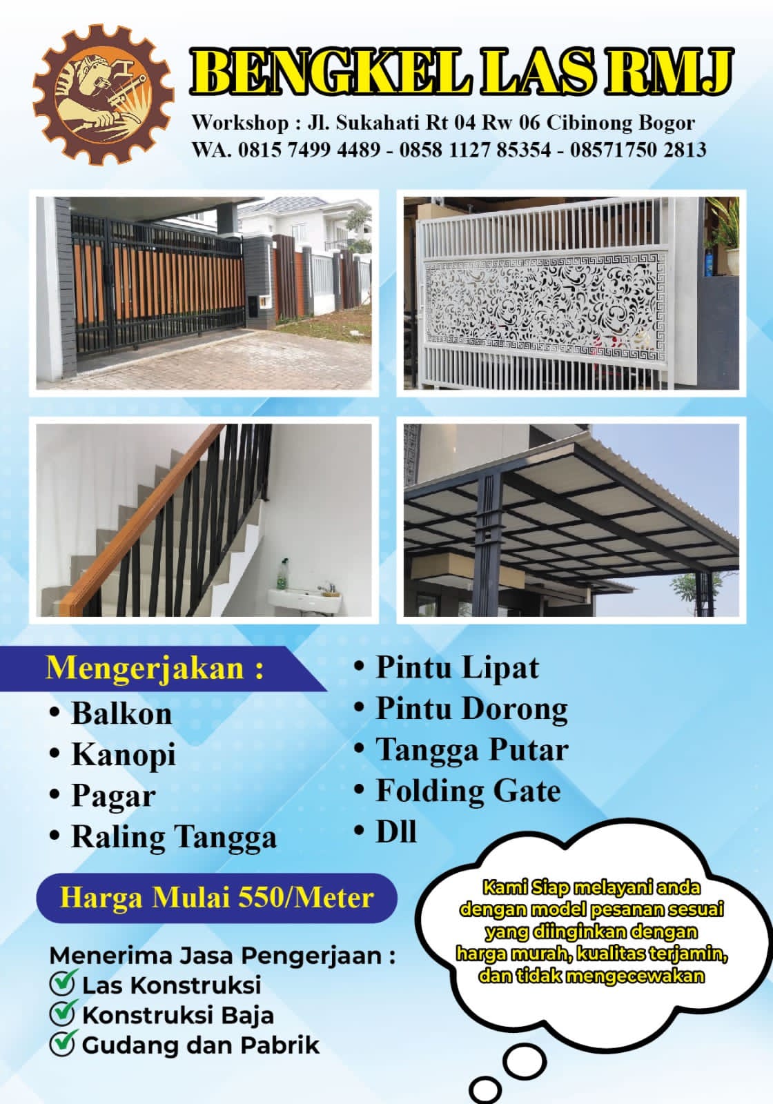 BENGKEL LAS RMJ