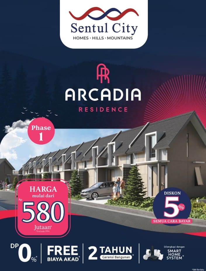 ARCADIA SENTUL CITY DP 0 %