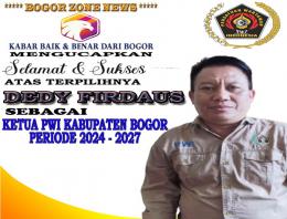 Dedi Firdaus Terpilih Sebagai Ketua PWI Masa Bhakt